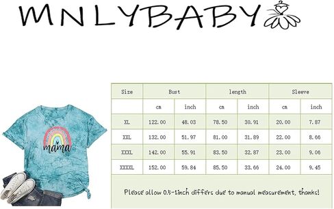 Plus Size Mama Shirt Women Cute Mama Rainbow Shirts Funny Mom Life Tshirt Pregnant Mom Tee Tops in Saudi Arabia
