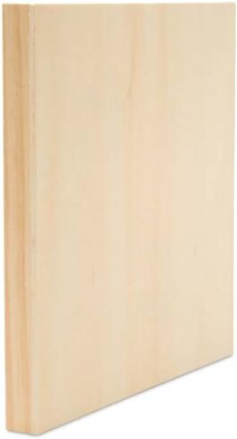 Square Wood Canvas 8 x 8 x 3/4-inch, Pack of 4 Unfinished Wood Frames, Blank Wood Signs for Crafts & Home Decor, by Woodpeckers in Saudi Arabia