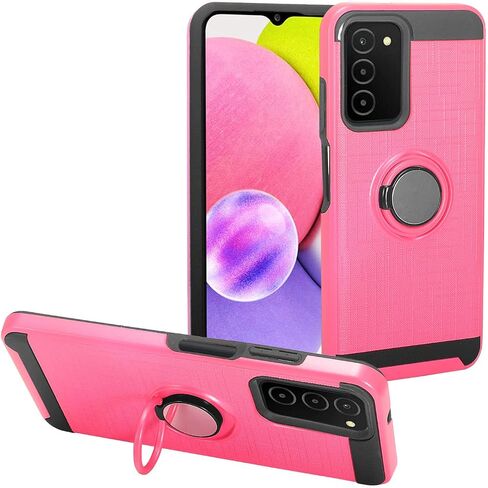 for Samsung Galaxy A03S, A03 SE 5G (SM-A037) - Shockproof Phone Case w/Belt Clip Holster - CV1 Black in Kuwait