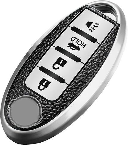 Montague Key Fob Cover for Nissan, Premium Soft TPU Full Protection Key Case for Nissan Altima Rogue Sentra Maxima Pathfinder Frontier Titan 4-Buttons Smart Key Shells (Green) in Saudi Arabia
