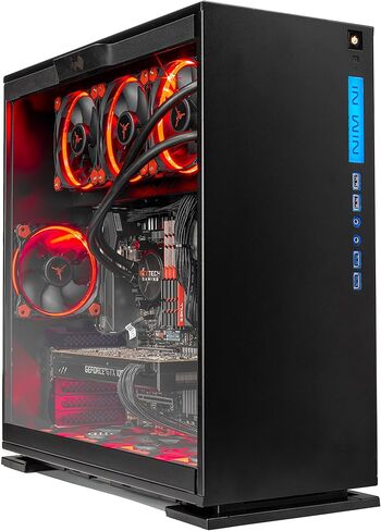 Skytech Blaze4 Mini Gaming PC, Intel i5 14400F 2.5 GHz (4.7GHz Turbo Boost), NVIDIA RTX 4060 Ti 8GB GDDR6X, 1TB NVMe M.2 SSD, 16GB DDR5 RAM 5200, 650W Gold PSU, Wi-Fi, Win 11 Home in Saudi Arabia