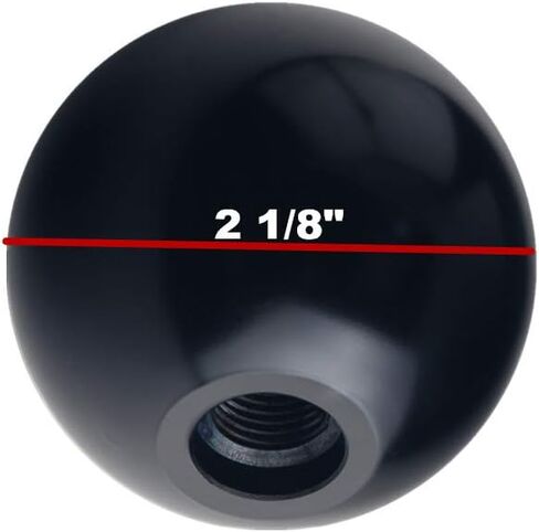 DEWHEL Black/Red Inlay Sphere Manual Shift Knob Short Throw Shifter 6 Speed Heartbeat M10x1.5 M10x1.25 M8x1.25 M12x1.25 Reverse Left in Saudi Arabia