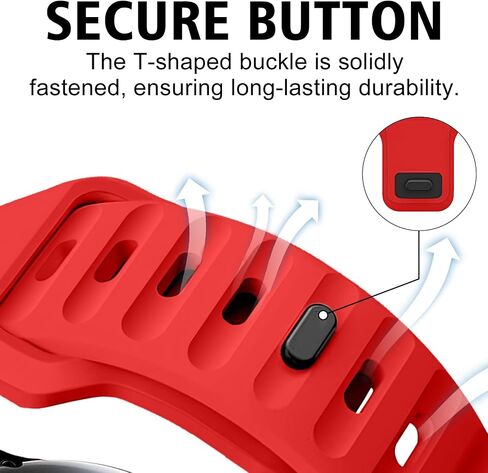 kytuwy Bands Compatible for Galaxy Watch 6 Band/Galaxy Watch 5 Band 44mm 40mm, Rugged No Gap Band for Galaxy Watch 6 Classic Bands 47mm 43mm, Silicone Sport Strap for Samsung Galaxy Watch 5 Pro 45mm in Saudi Arabia