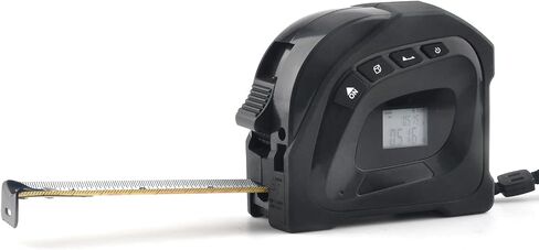 2-in-1 Rechargeable Laser Tape Measure,130ft/40m Laser Distance Meter Display On Backlit LCD Screen with 16ft/5m AutoLock Retractable Measuring Tape | Pythagorean/Area/Volume/M/Ft/Inch/cm/m in Saudi Arabia