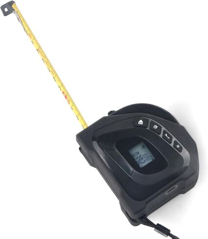 2-in-1 Rechargeable Laser Tape Measure,130ft/40m Laser Distance Meter Display On Backlit LCD Screen with 16ft/5m AutoLock Retractable Measuring Tape | Pythagorean/Area/Volume/M/Ft/Inch/cm/m in Saudi Arabia