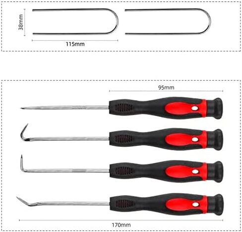 FLZOSPER 5Pcs Car Trim Removal Tool - Car Pry Tool Kit，Door Panel Audio Remover Tools for Vehicle Dash Radio Audio Installer in Saudi Arabia
