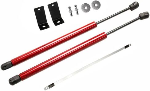 Lift Support Struts for Hyundai Santa Cruz 2022 2023 2024 2025 Modify Front Hood Bonnet Gas Spring Shock Damper Prop Piston Rod (Silver Carbon Fiber) in Saudi Arabia