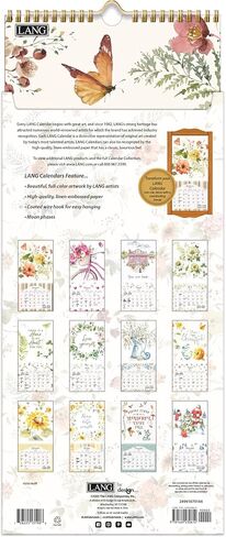 LANG Watercolor Seasons 2024 Vertical Wall Calendar (24991079144) in Saudi Arabia