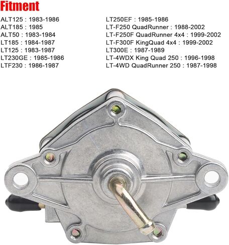 15100-19B02 Fuel Pump Compatible With Suzuki ALT125, LT125, ALT185, LT185, ALT50, LT230GE, LTF230, LT250EF, LT-F250, LT-F250F, LT-4WDX 250, LT-4WD 250, LT-F300F KingQuad 4x4, LT300E in Kuwait