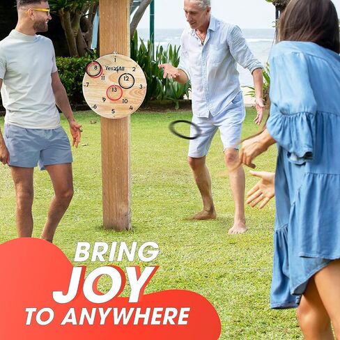 Yes4All Ring Toss Wall Game/Indoor & Outdoor Game for Adults/Wall Game for Game Room, Camping, Party in Saudi Arabia