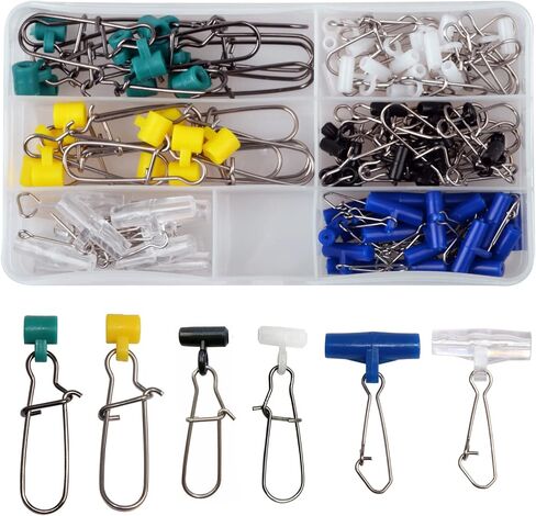 JSHANMEI Fishing Sinker Slide High Strength Sinker Sliders with Duo-Lock Snap Easy Change Fishing Sinker Weight Slide Connector Saltwater Surf Fishing Catfish Rigs in Saudi Arabia