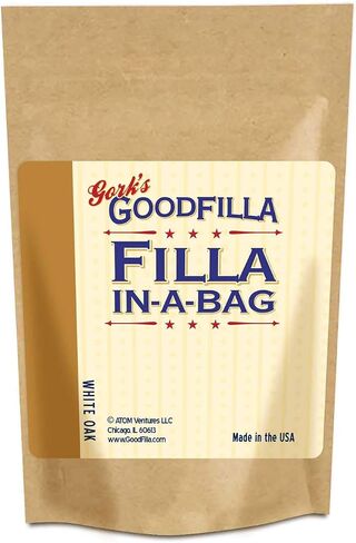 Wood Grain Filler & Putty Powder - Innovative Formula - Filla-in-A-Bag - Neutral - 12 oz by Goodfilla | Repairs, Finishes & Patches | Paintable, Stainable, Sandable & Quick Drying | Zero Waste in Saudi Arabia