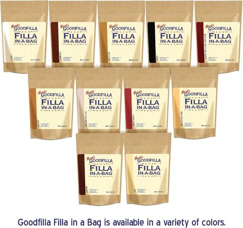 Wood Grain Filler & Putty Powder - Innovative Formula - Filla-in-A-Bag - Neutral - 12 oz by Goodfilla | Repairs, Finishes & Patches | Paintable, Stainable, Sandable & Quick Drying | Zero Waste in Saudi Arabia