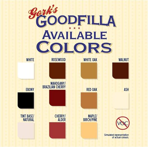 Wood Grain Filler & Putty Powder - Innovative Formula - Filla-in-A-Bag - Neutral - 12 oz by Goodfilla | Repairs, Finishes & Patches | Paintable, Stainable, Sandable & Quick Drying | Zero Waste in Saudi Arabia
