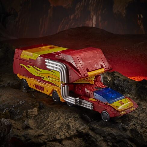 Transformers Toys Generations War for Cybertron: Kingdom Commander WFC-K29 Rodimus Prime with Trailer Action Figure, Kids Ages 8 and Up, 7.5-inch in Saudi Arabia
