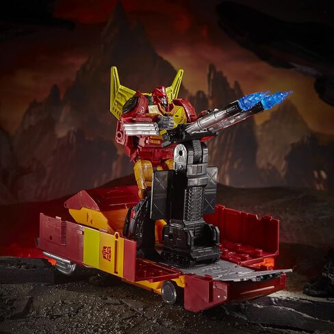 Transformers Toys Generations War for Cybertron: Kingdom Commander WFC-K29 Rodimus Prime with Trailer Action Figure, Kids Ages 8 and Up, 7.5-inch in Saudi Arabia