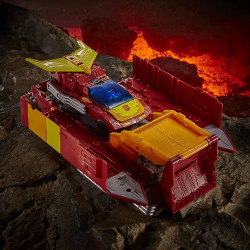 Transformers Toys Generations War for Cybertron: Kingdom Commander WFC-K29 Rodimus Prime with Trailer Action Figure, Kids Ages 8 and Up, 7.5-inch in Saudi Arabia
