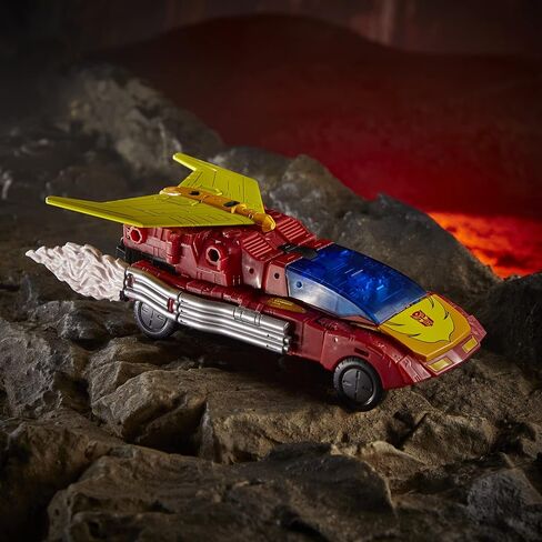 Transformers Toys Generations War for Cybertron: Kingdom Commander WFC-K29 Rodimus Prime with Trailer Action Figure, Kids Ages 8 and Up, 7.5-inch in Saudi Arabia