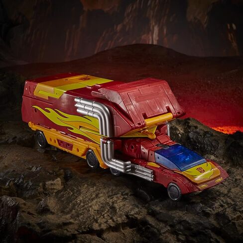 Transformers Toys Generations War for Cybertron: Kingdom Commander WFC-K29 Rodimus Prime with Trailer Action Figure, Kids Ages 8 and Up, 7.5-inch in Saudi Arabia