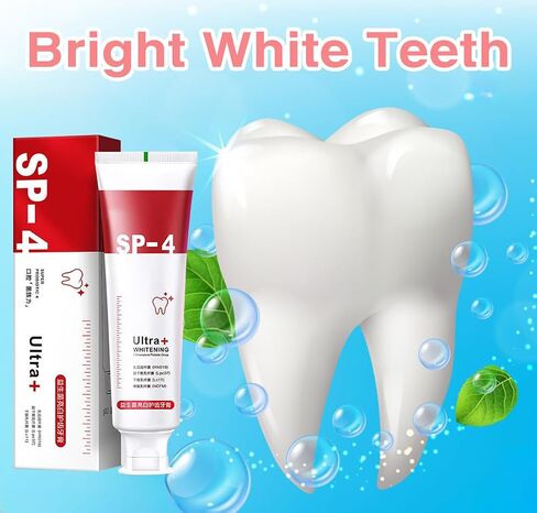 Sp-4 Toothpaste, Probiotic Whitening Toothpaste, Fresh Breath Toothpaste, Promotes Healthy Teeth and Gums，SP-4 Brightening & Removing Toothpaste, Whitens Teeth (2Pcs) in Saudi Arabia