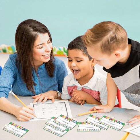 100 PCS Punch Cards for Small Business, Reward Chart Incentive Punch Cards for Kids Awards Loyalty Cards for Home School Classroom Kids Behavior Teachers Students Business Punch, 3.5" X 2" in Saudi Arabia