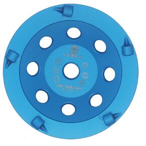 7 Inch PCD Cup Wheel 9 Segmented Diamond Grinding Wheel for Epoxy,Glue,Mastic and Paint Coating Removal with 5/8"-11 Thread