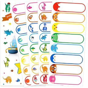 Baby Bottle Labels for Daycare,64Pcs Waterproof School Name Labels for Kids,Daycare Name Tag Label Supplies