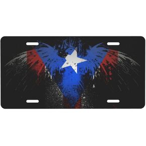Jamaica License Plate, Front License Plate 6 X 12 Inch with 4 Holes for Car Aluminum License Plate Decoration