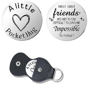 Pocket Hug Token for Women Men Him Birthday Inspirational Gifts for Daughter Friend Long Distance Gifts for Wife Mom