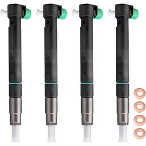 New 4Pcs Engine Fuel Injectors Compatible with Bobcat 7261663 Doosan D34 3.4 400903-0043E Delphi 28347042