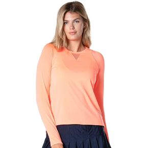Lucky In Love Women's High Low Breezy Long Sleeve Shirt
