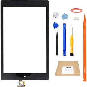 for Amazon Kindle Fire HD 8 /HD 8 Plus Tablet (10th Generation Released in 2020) K72LL3 K72LL4 Screen Replacement Digitizer Touch Glass Front Panel, Only for Fire HD8 /HD8 Plus 10th gen Repair Kit