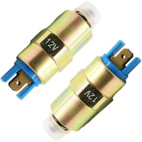 Diesel Stop Magnetic Valve Shut off Perkins 1000 Series Engine 7167-620D/7180-49A/7185-900T CAV 7167-620C 12 Volt 2Pcs/set