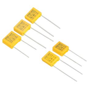 PATIKIL Safety Capacitors, 1 Set/25 Pcs 0.001/0.01/0.022/0.047/0.1uF AC 310V 5 Values Polypropylene Film Capacitor Assortment Kit