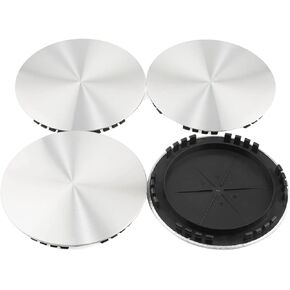 199mm 7.83" Wheel Center Caps for Chevy Suburban 1500 92-99 9593887 9593888 15040220 Center Hubcaps, 4 Pack Silver Center Cover Replacement