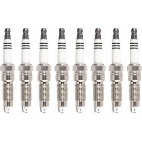 ENA Set of 8 Platinum Spark Plug Compatible with Ford F53 F650 F750 F59 F-150 F-250 F-350 F-450 F-550 Super Duty Expedition Explorer Sport Trac 4.6L 5.4L 6.8L Replacement for SP509