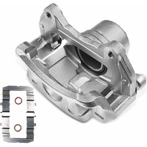 A-Premium Disc Brake Caliper Assembly with Bracket Compatible with Select Kia Models - Cadenza 2014 2015 2016, V6 3.3L - Front Left Driver Side