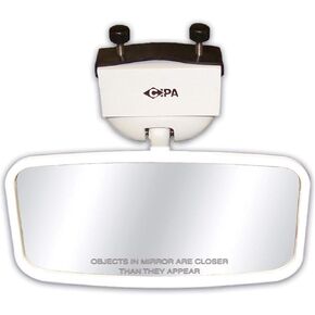 "CIPA 11071 Concept II Marine Mirror (White)", "8"" w x 4"" h"