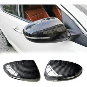 2Pcs/Set Rearview Side Mirror Cap Cover Replacement For KIA K5 Optima 2011 2012 2013 2014 2015 Carbon Fiber Black