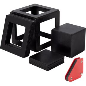 مجموعة تدريبات اللحام، 24 قطعة من 13 قسيمة لحام من الفولاذ الطري، 3 × 3 بوصة، قطعة واحدة من حامل اللحام المغناطيسي، لحام TIG وMIG والعصا والقوس والفنون القتالية المختلطة والغاز واللحام بالنحاس in Kuwait