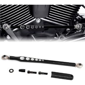 Black Gear Shift Linkage Shifter Compatible with Harley Softail Touring Electra Street Glide Road Glide Road King Tri Glide 1986-2023