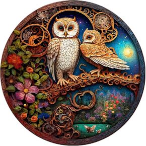 Wooden Puzzles for Adults, Unique Puzzles for Adults, Irregular Animal Shaped Wooden Jigsaw Puzzles, Creative Birthday Gift, Fun Family Game, 11.8 x 9.1 inch, Butterfly