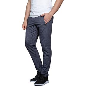 Men's Sweatpants with Pockets Tapered Slim Athletic Joggers Open Bottom Activewear Lounge Pants by Inseam (L/36L, HR-K536)