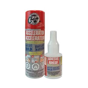 Instant Bond Super Fast Strongest Glue & Accelerator Small Kit 50ml/170g(1)