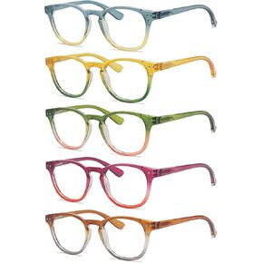 Eyekepper Fashion Readers Womens Reading Glasses (Green-Pink Frame, 1.75)