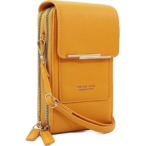 Esimileeya Small Cell Phone Crossbody Bags for Women Trendy Purses Touchscreen Functional Shoulder Bag with Credit Card Slots