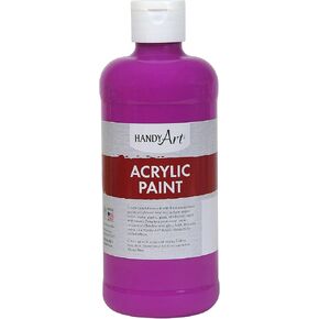 Handy Art Student Acrylic Paint 16 ounce, Fluorescent Violet
