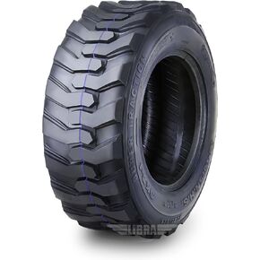 New Heavy Duty 12-16.5 12x16.5 12 Ply Skid Steer Tire w/Rim Guard