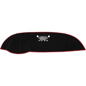 Car Dashboard Cover Mat Compatible for Kia Sorento 2017-2020, Protective Polyester Blue Center Console Interior Trim Dash Board Mat