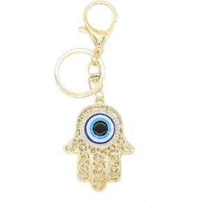 Evil Eye Keychains Hamsa Hand keychains Protection Charm Key Ring Bag Purse Accessories Good Luck Amulet